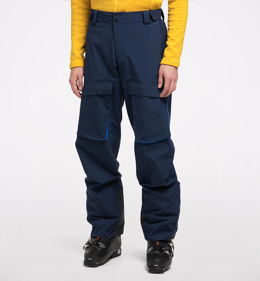 Haglöfs Mens Elation GTX Ski Pants Dark Blue New Zealand 25318ZSCJ